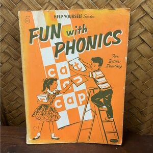 Vintage Fun with Phonics collectable Book -